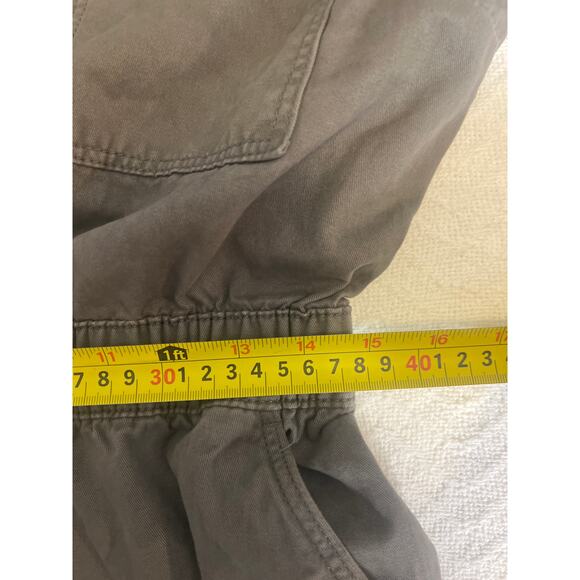 H&M Divided Gray Utility Jumpsuit Women’s Small Zip Front Long Sleeve - Picture 5 of 6